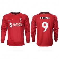Liverpool Roberto Firmino #9 Hjemmedrakt 2022-23 Langermet